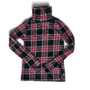 Crew cuts - Plaid Turtleneck Long Sleeve Top